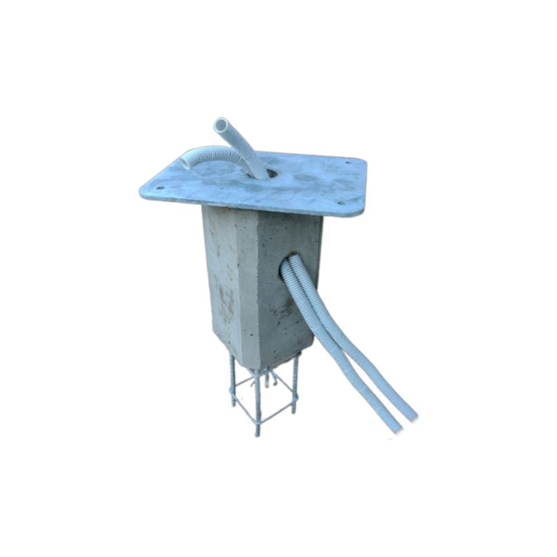 Stopa żelbetowa szlabanu K2-S2225/325