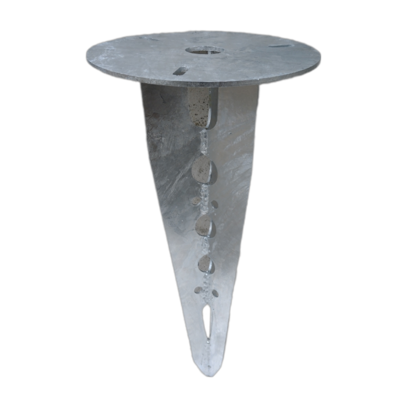 Stopa stalowa wbijana W50-R250-3/M10